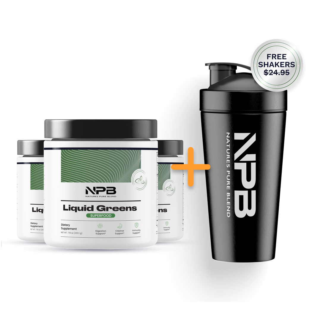 3 Liquid Greens + Free Shaker Subscription