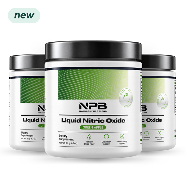 Liquid Nitric Oxide (Green Apple 3 Pack)