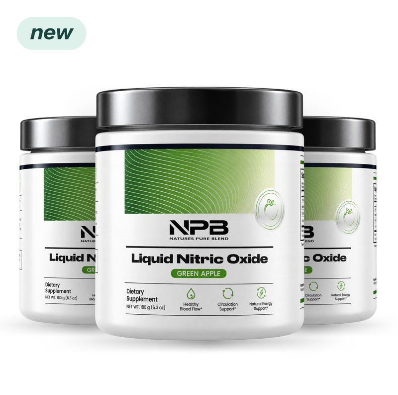 Liquid Nitric Oxide (Green Apple 3 Pack)