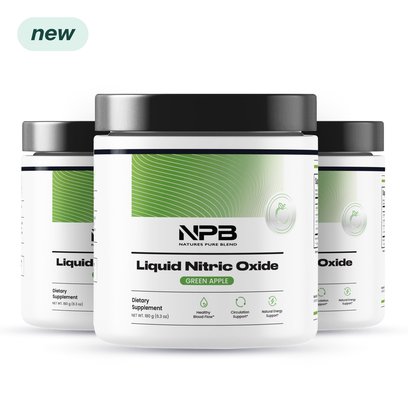 Liquid Nitric Oxide (Green Apple 3 Pack)