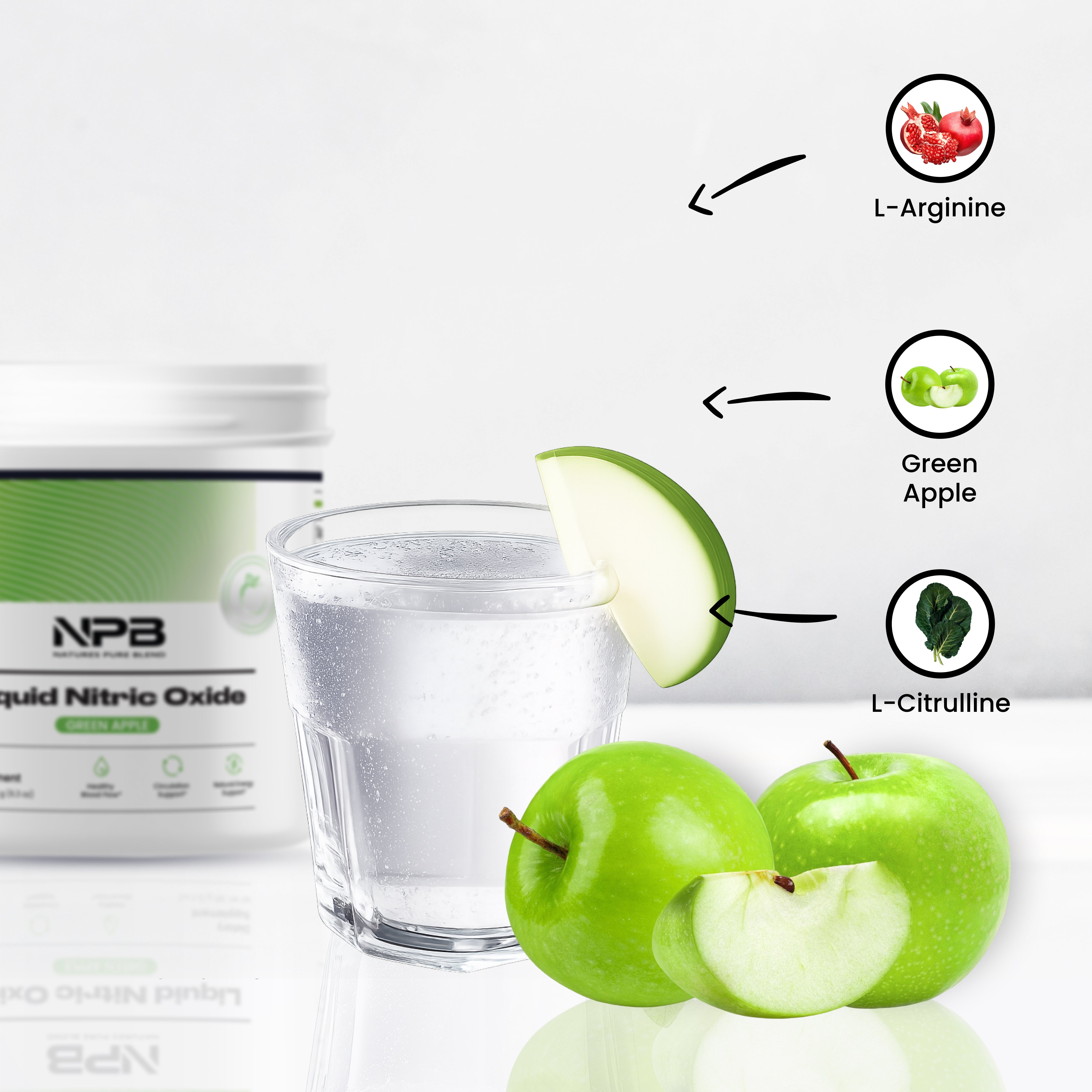 Liquid Nitric Oxide (Green Apple)