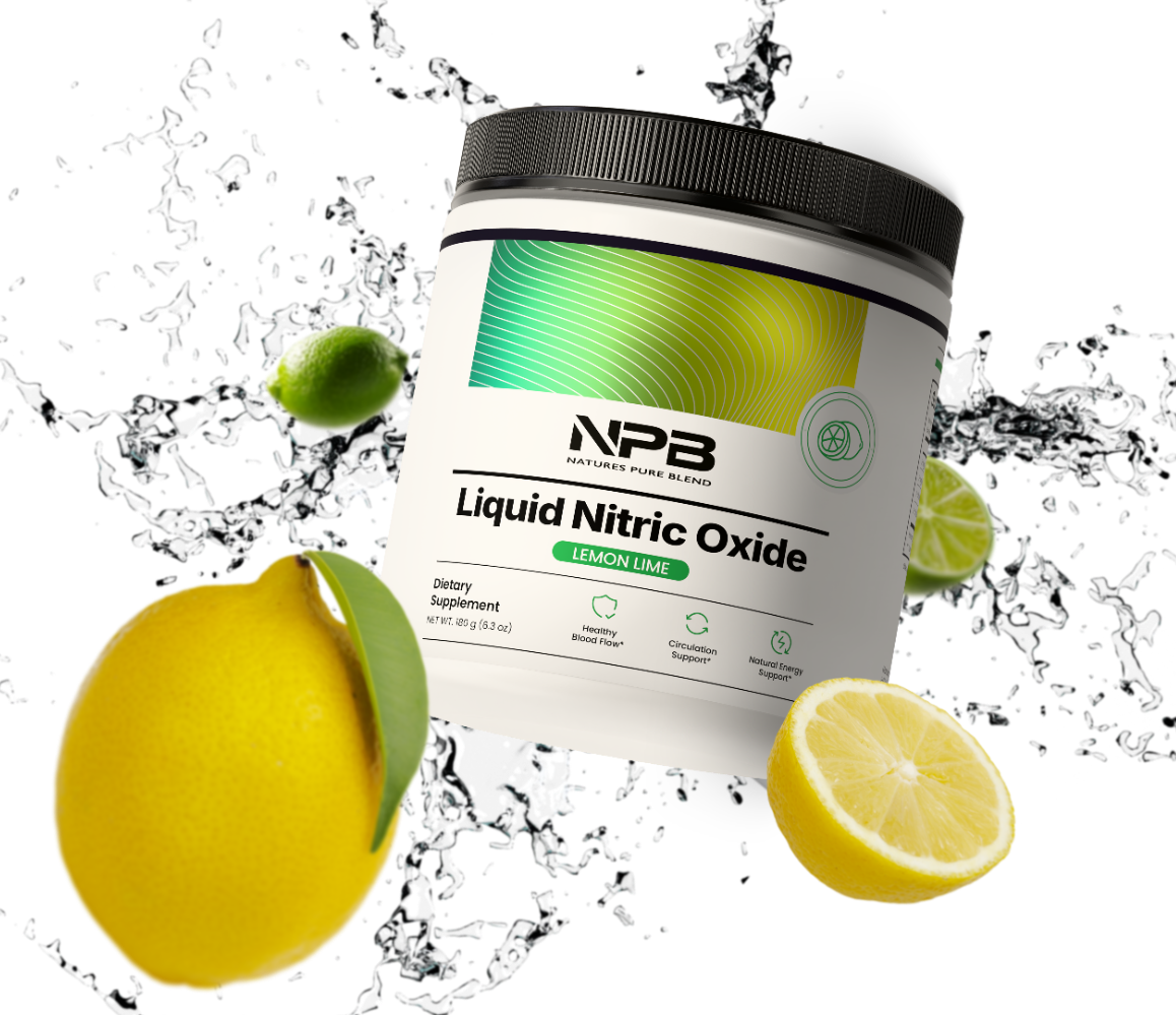 Nitric Oxide Flow bottle with water splash