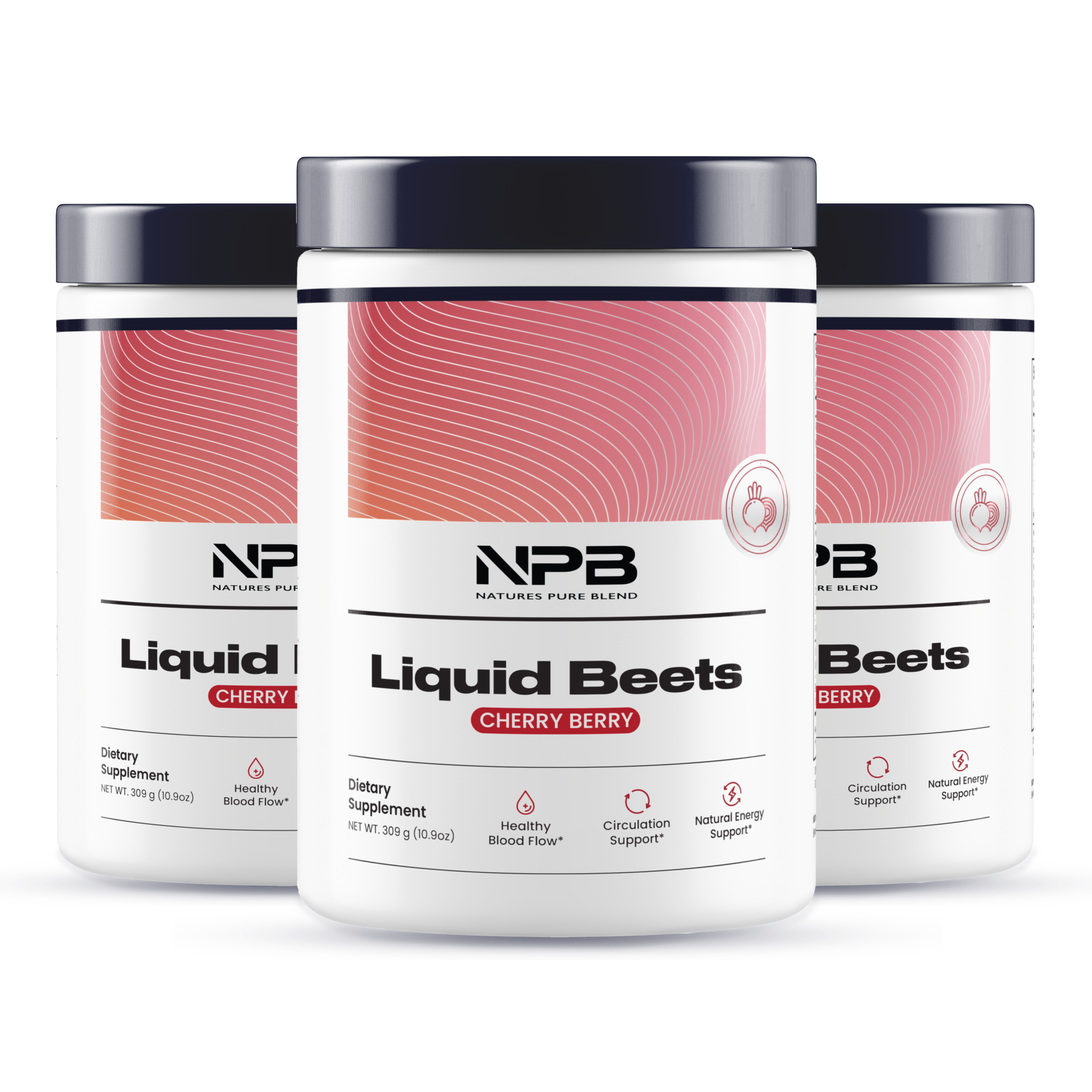 3 Liquid Beet Tubs