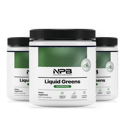 3 Liquid Greens Tubs