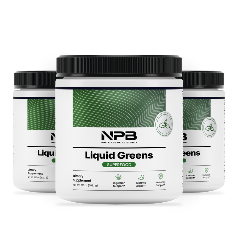 3 Liquid Greens Tubs