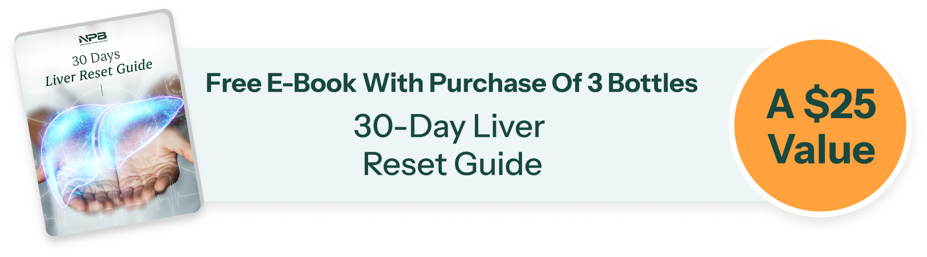 Free E-Book With Purchase Of 3 Bottles 30 Days To Better Gut Health A $25 Value