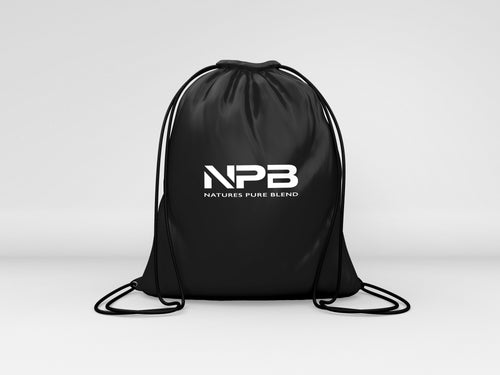 Black Drawstring Backpack