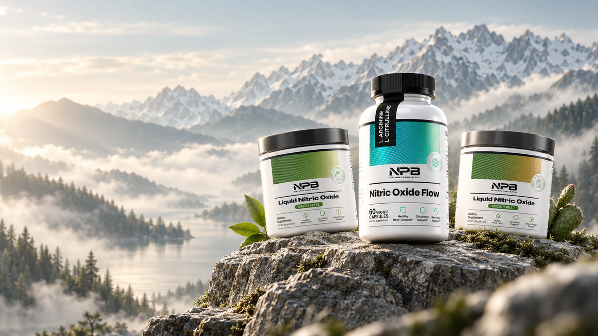 Nitric Oxide Flow and Liquid Nitric Oxide on a mountain rock